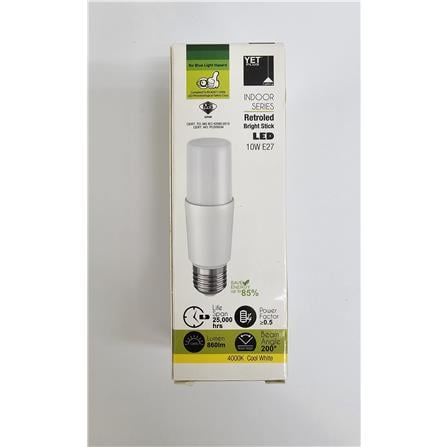 YETPLUS LED STICK T37 10W 4000K E27 MS