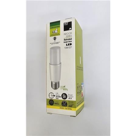 YETPLUS LED STICK T37 10W 4000K E27 MS