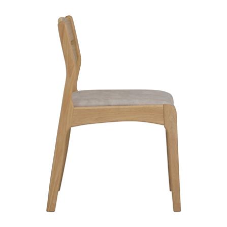 DINING CHAIR REVA OAK /GREY