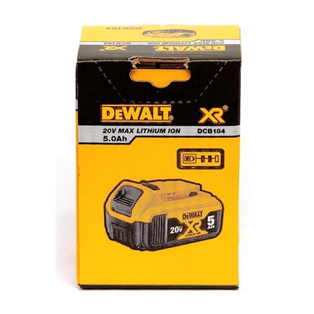 DEWALT 18V BATTERY  DCB184-B1 5.0Ah