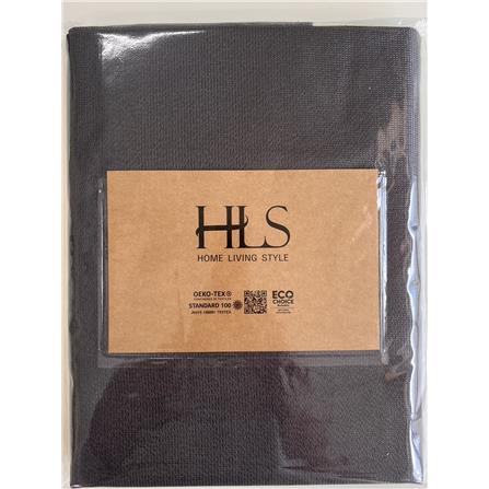 HLS SHEER CURTAIN HOOK VERA 140X310CM GRAY
