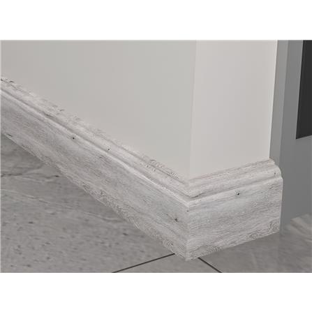 TARA SPC SKIRTING 240X8X1.2CM DBV23 WOOD GREY