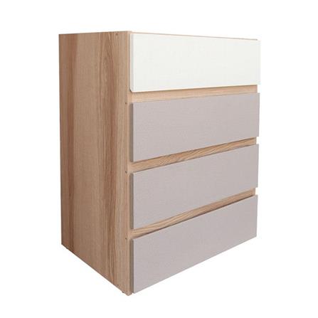 CHEST OF 4 DRAWERS ME LIVING FINE NATURAL/CREAM/WHITE