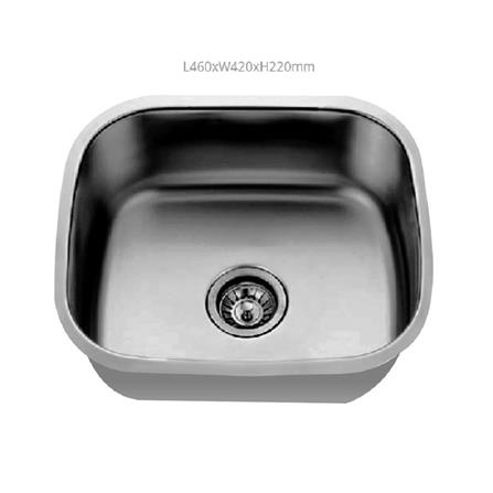 CABANA BUILT-IN SINK CKS901+ WALL MOUNTED KITCHEN WATER TAP 1BOWL 46CM