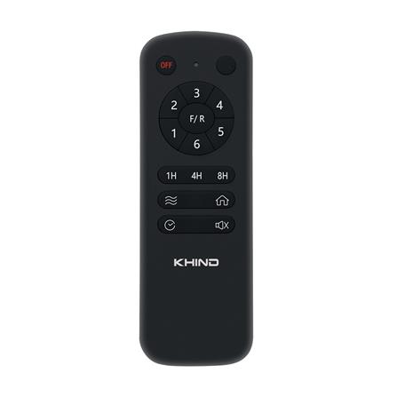 KHIND CEILING FAN CF56DC3RL LED 5BLADES MATT BLACK 56"