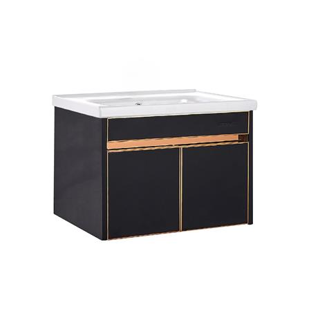 SORENTO COUNTER WASHBASIN SRTBF31414 BLACK ROSE GOLD