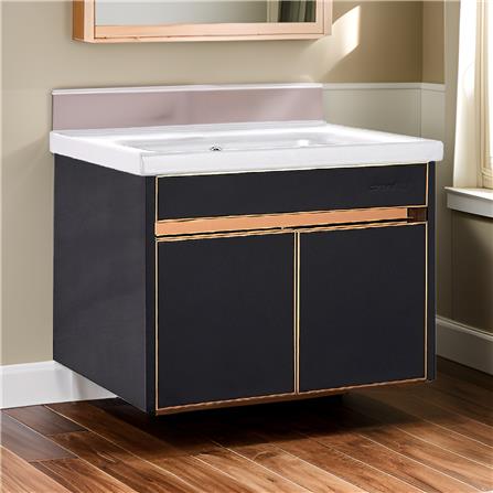 SORENTO COUNTER WASHBASIN SRTBF31414 BLACK ROSE GOLD