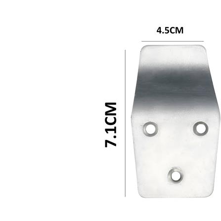 DONMARK WALL-MOUNTED WASHBASIN BRACKET ATS-20 SILVER