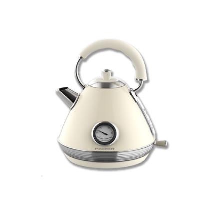 FABER KETTLE FK-V218 2200W 1.7L SS MILKY WHITE
