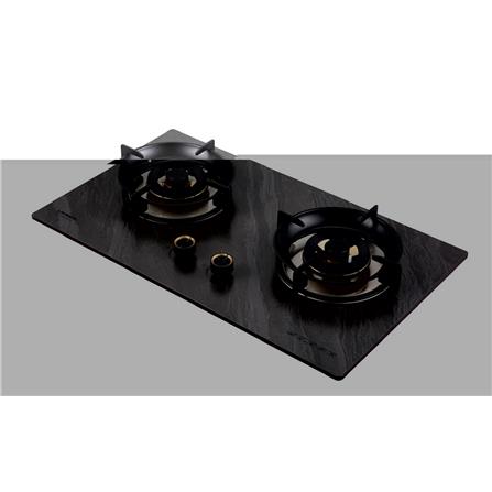 LIVINOX GAS HOB LGH-438G 2B-SL 2BURNER 5.5KW 75CM GREY SINTERED STONE