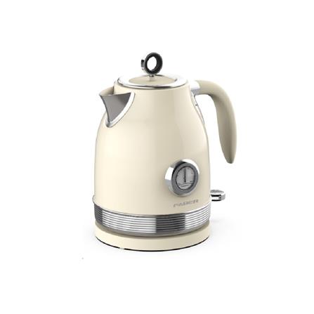 FABER KETTLE FCK-V217 2200W 1.7L SS MILKY WHITE