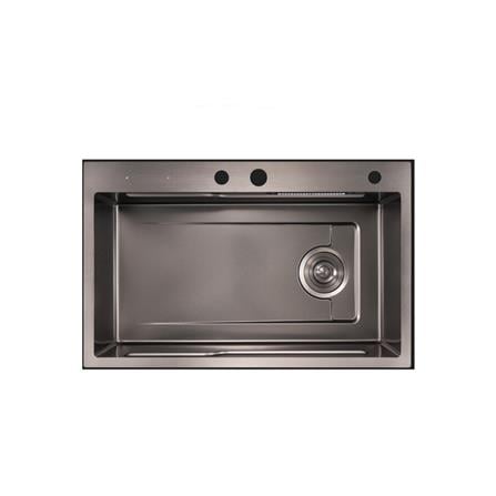 LIVINOX BUILT IN WORK SINK LWS-8050B 1BOWL STAINLESS STEEL 304 80CM GUN METAL
