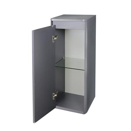 SIDE CABINET MOYA PU1002 MATT GRAY [EXCLUSIVE FROM HOMEPRO THAILAND]