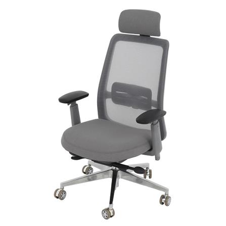 OFFICE CHAIR FURDINI DOMINIC MESH/FABRIC GREY [EXCLUSIVE FROM HOMEPRO THAILAND]