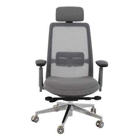 OFFICE CHAIR FURDINI DOMINIC MESH/FABRIC GREY [EXCLUSIVE FROM HOMEPRO THAILAND]
