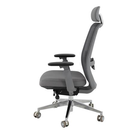 OFFICE CHAIR FURDINI DOMINIC MESH/FABRIC GREY [EXCLUSIVE FROM HOMEPRO THAILAND]
