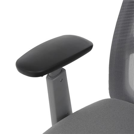 OFFICE CHAIR FURDINI DOMINIC MESH/FABRIC GREY [EXCLUSIVE FROM HOMEPRO THAILAND]