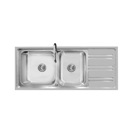 BUILT-IN SINK AXIA RIVIERA 120 2B1D STAINLESS STEEL [EXCLUSIVE FROM HOMEPRO THAILAND]