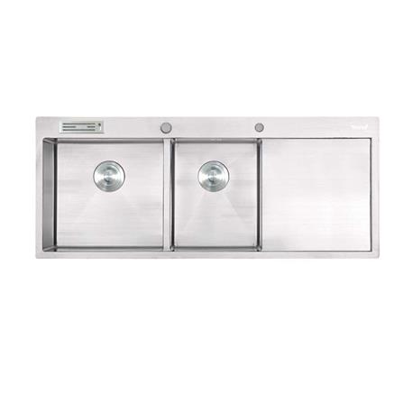 BUILT-IN SINK TECNOPLUS 2130UD 2B1D STAINLESS STEEL [EXCLUSIVE FROM HOMEPRO THAILAND]