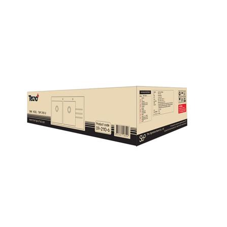 Built-In Sink Square 2B1D TECNOPLUS 2110 U.03 SS [EXCLUSIVE FROM HOMEPRO THAILAND]