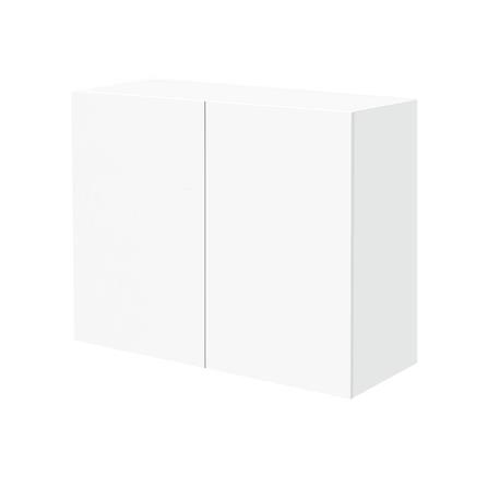 DOUBLE WALL CABINET HANG CABIN HANS 80X60CM WHITE [EXCLUSIVE FROM HOMEPRO THAILAND]