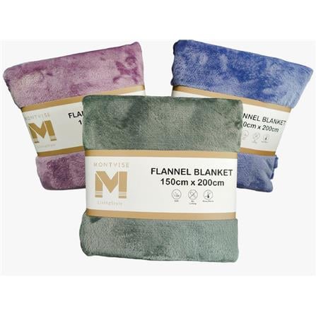 MONTEX FLEECE BLANKET MVLS-BLK1500200SS-BLUE GREY