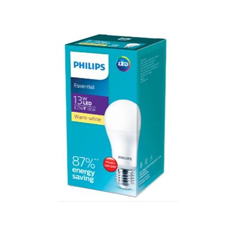 PHILIPS ESSENTIAL LED BULB E27 3000K WARM WHITE 13W