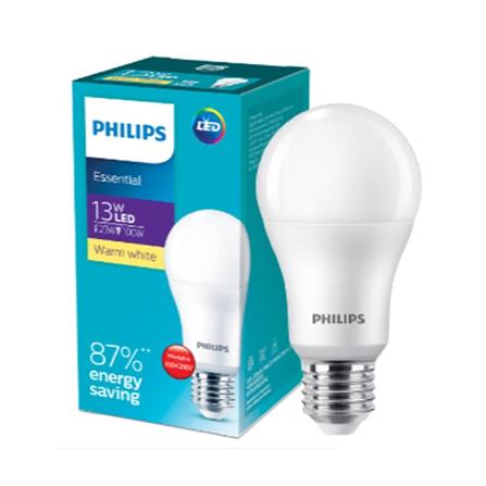 PHILIPS ESSENTIAL LED BULB E27 3000K WARM WHITE 13W