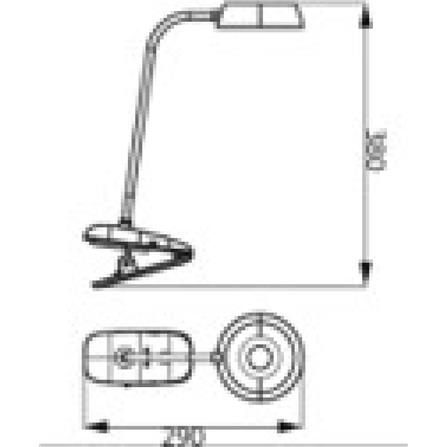 PHILIPS DONUTCLIP DSK201 PT 3W 4000K USB WHITE