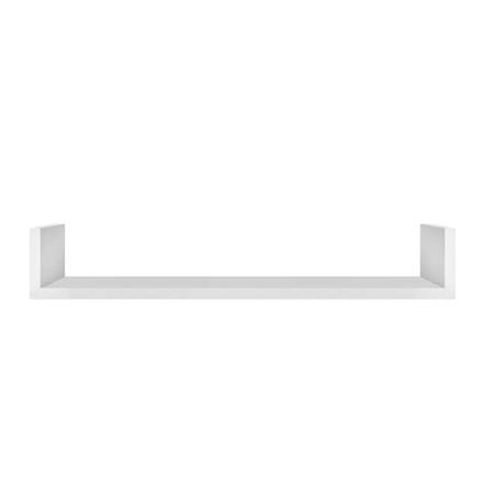 WALL SHELF U SHAPE COZI 80X15X10CM WHITE