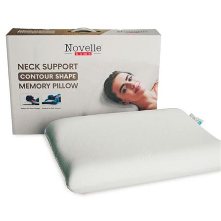 NOVELLE NECK SUPPORT CONTOUR SHAPE MEMORY PILLOW