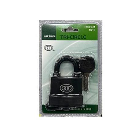 TRI-CIRCLE ABS COVERED WATERPROOF PADLOCK 50MM