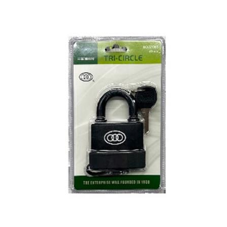 TRI-CIRCLE  ABS COVERED WATERPROOF PADLOCK  63MM
