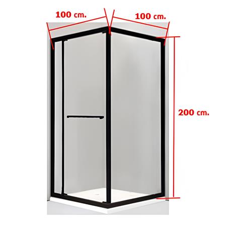 MOYA PLUS SHOWER ENCLOSURE SP520 100x100CM