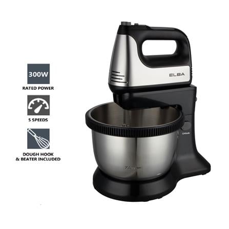 ELBA STAND MIXER ESMB-M3436(SS) 300W 3.4L 5SPEED