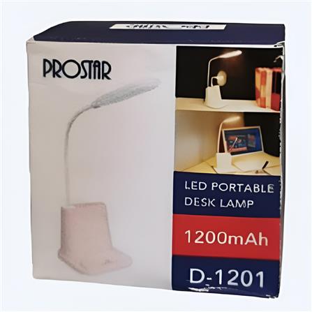 PROSTAR DESK LAMP LED D-1201 VARIANTION OF COLOR USB WHITE