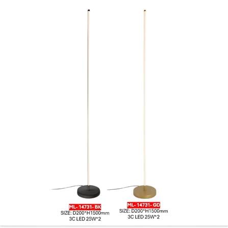 BO FLOOR LAMP LED ML-14731 25WATT 3COLOUR BLACK
