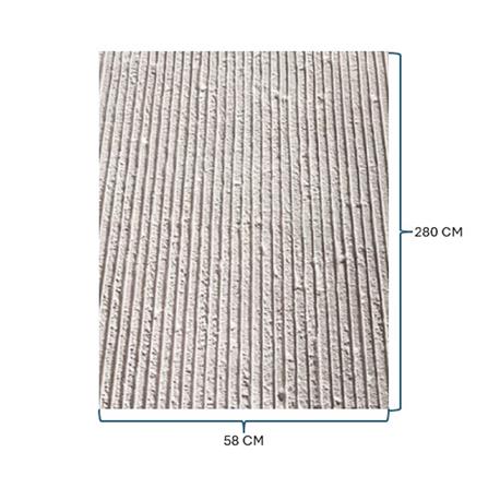 ECOCLASS SQUARE LINE STONE 280CM X 58CM 052-SQ BEIGE