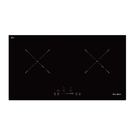 ELBA INDUCTION HOB EIC-Q7092ST(BK) 2BURNER 71CM VULKERA GLASS