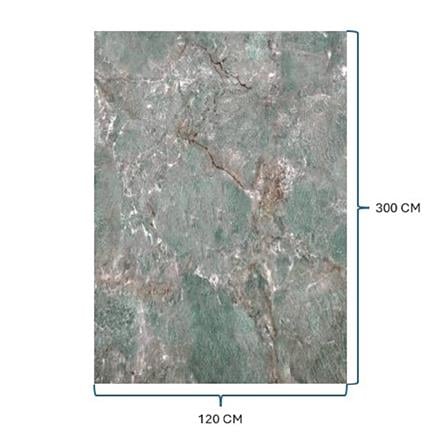ECOCLASS PET MARBLE SHEET 300X120CM WBC-57 GREEN