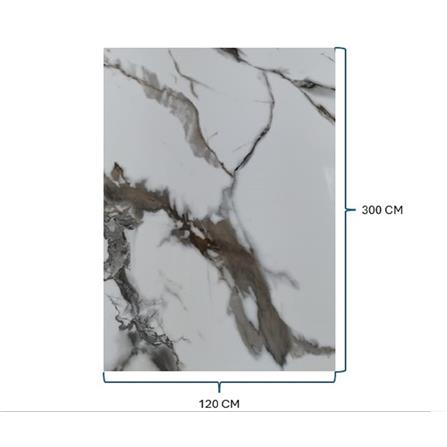 ECOCLASS PET MARBLE SHEET 300X120CM PET-60A GREY