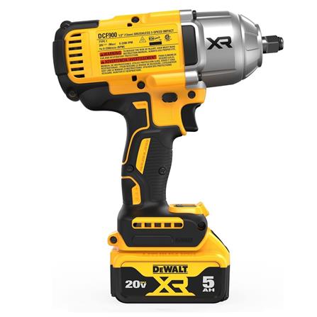 DEWALT CORDLESS 20V BRUSHLESS IMPACT WRENCH (2 X 5.0Ah BATTERY INCLUDED)