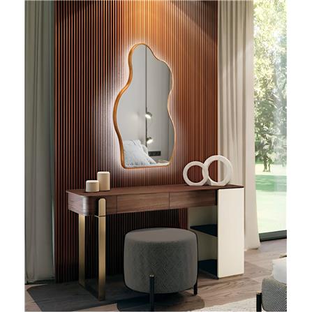 GLOREX LED CLOUD SHAPED MIRROR GLCCD7090A/G-LED 70X90CM GOLD