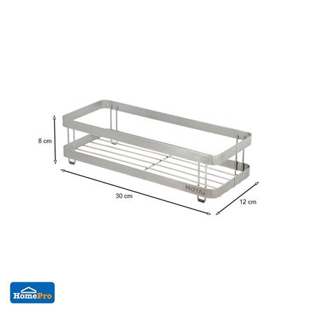 SHOWER CADDY MOYA F27001 304 STAINLESS STEEL [EXCLUSIVE FROM HOMEPRO THAILAND]