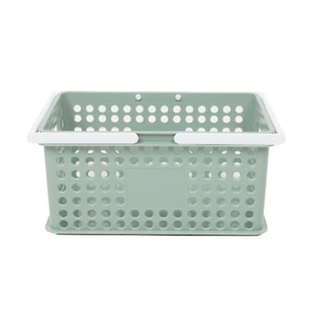 STORAGE BOX WITH HANDLE STACKO SIZE S CIRCULAR PRODUCT GREEN 29.5x18.5x13CM