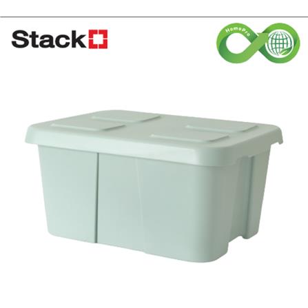 STORAGE BOX STACKO 52L CIRCULAR PRODUCT GREEN 45.5X59X30.5CM