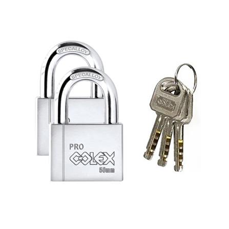COLEX PRO ANTI-CUT PADLOCK RK502 50MM 2 EACH