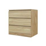 CHEST OF 3 DRAWERS BURO ANTARES LC80 DW AROMA OAK [EXCLUSIVE FROM HOMEPRO THAILAND]