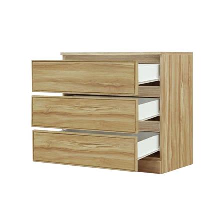 CHEST OF 3 DRAWERS BURO ANTARES LC80 DW AROMA OAK [EXCLUSIVE FROM HOMEPRO THAILAND]