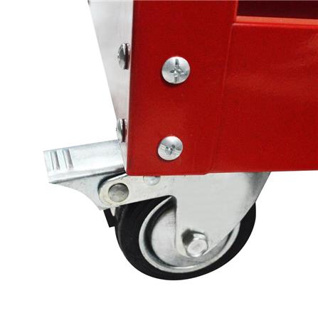 TOOL STORAGE TROLLEY CART WITHOUT DRAWER 79X36X77CM RED [EXCLUSIVE FROM HOMEPRO THAILAND]